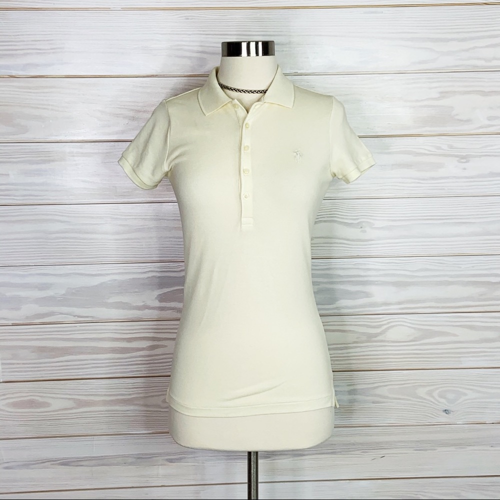 Ralph Lauren Size S cream polo shirt